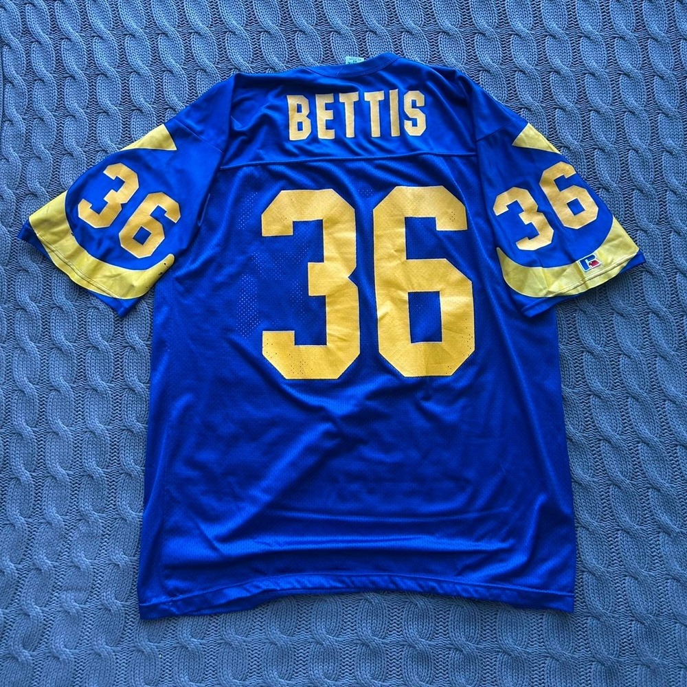 Jerome Bettis Russell Athletic Jersey Size 52 Vintage 90s LA Rams